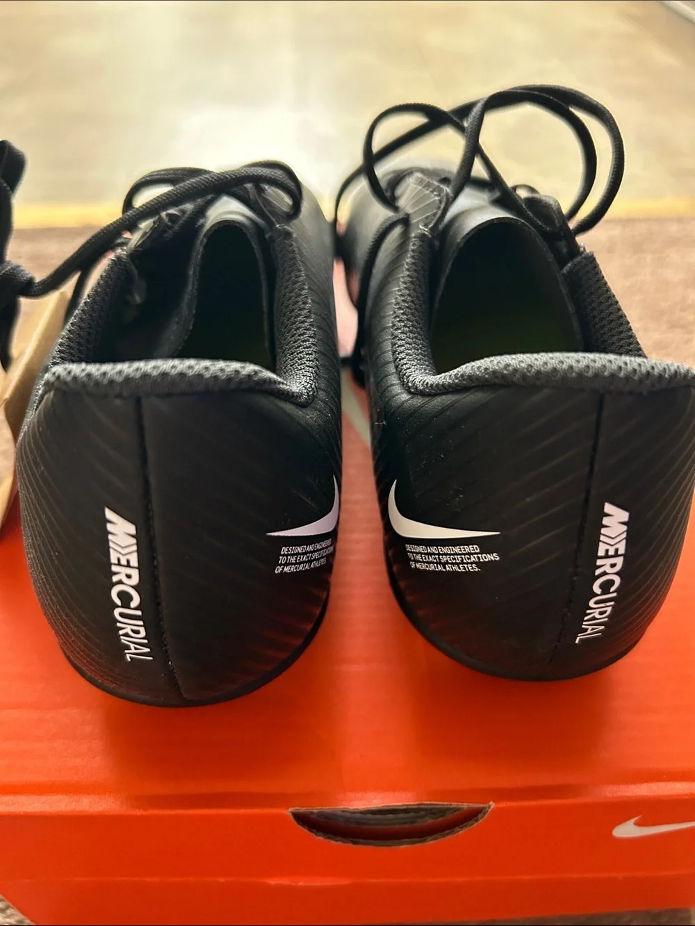 Nike Jr. Black Mercurial Vapor 15 Club Multi-Ground Soccer Cleats